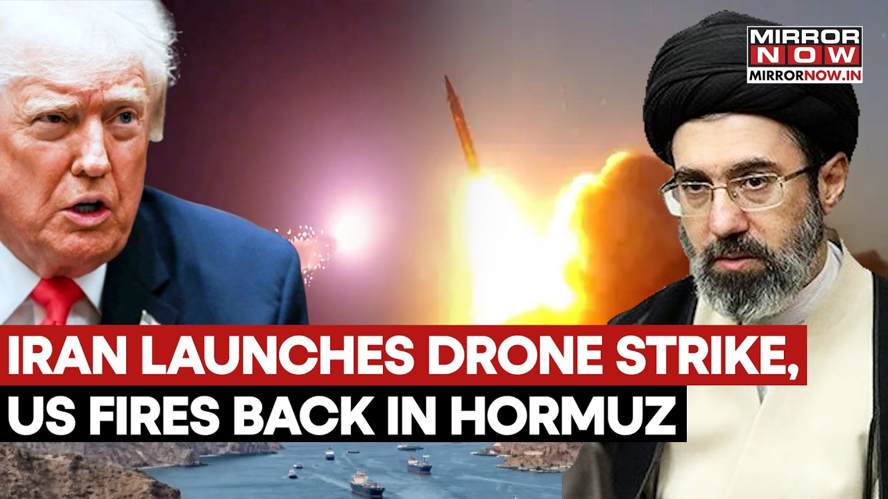 Iran Launches Drone Strike In Hormuz Strait, US Forces Hit Back As Gulf Tensions Explode | Watch