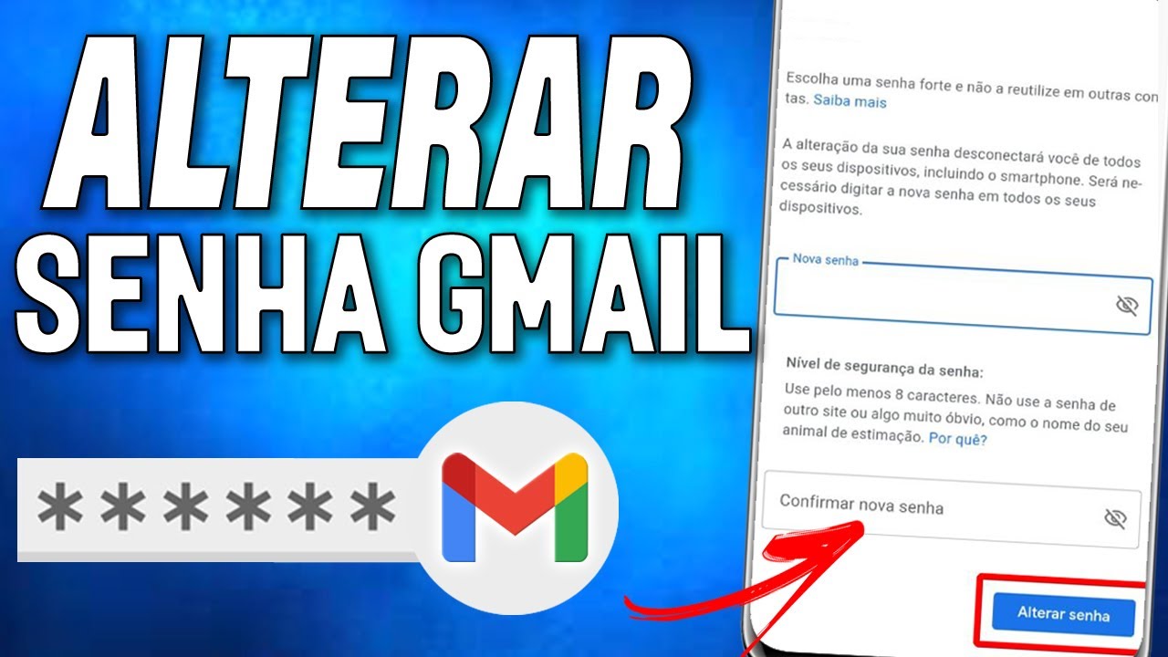 Como MUDAR a SENHA do GMAIL 2025