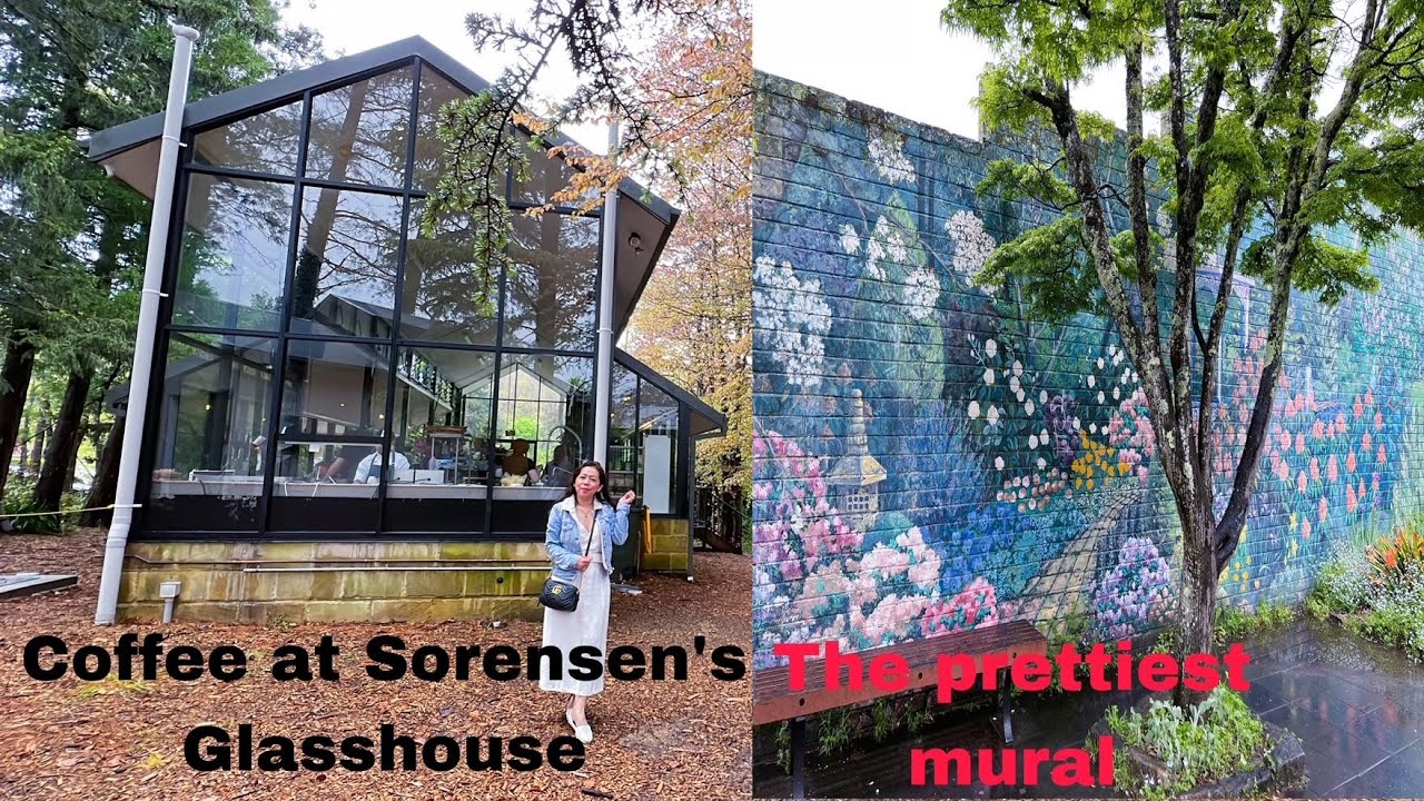 What to do in the Blue Mountains ~ Beautiful quaint town of Leura ~ Coffee at Sorensen's Glasshouse