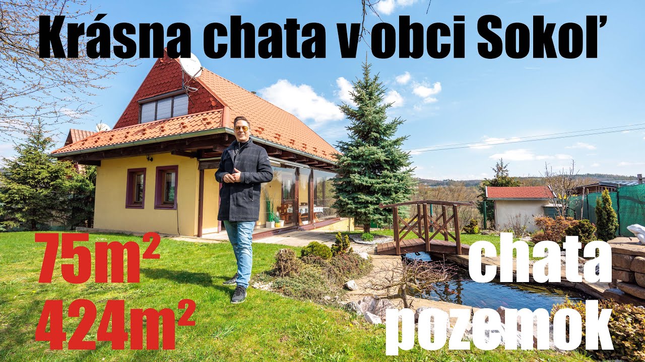 Krásna murovaná CHATA obec SOKOĽ