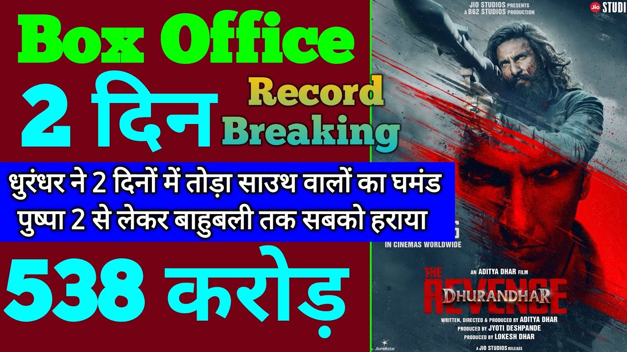 Dhurandhar 2 Box Office Collection | Dhurandhar 2 First Day Collection, 2nd Day Collection