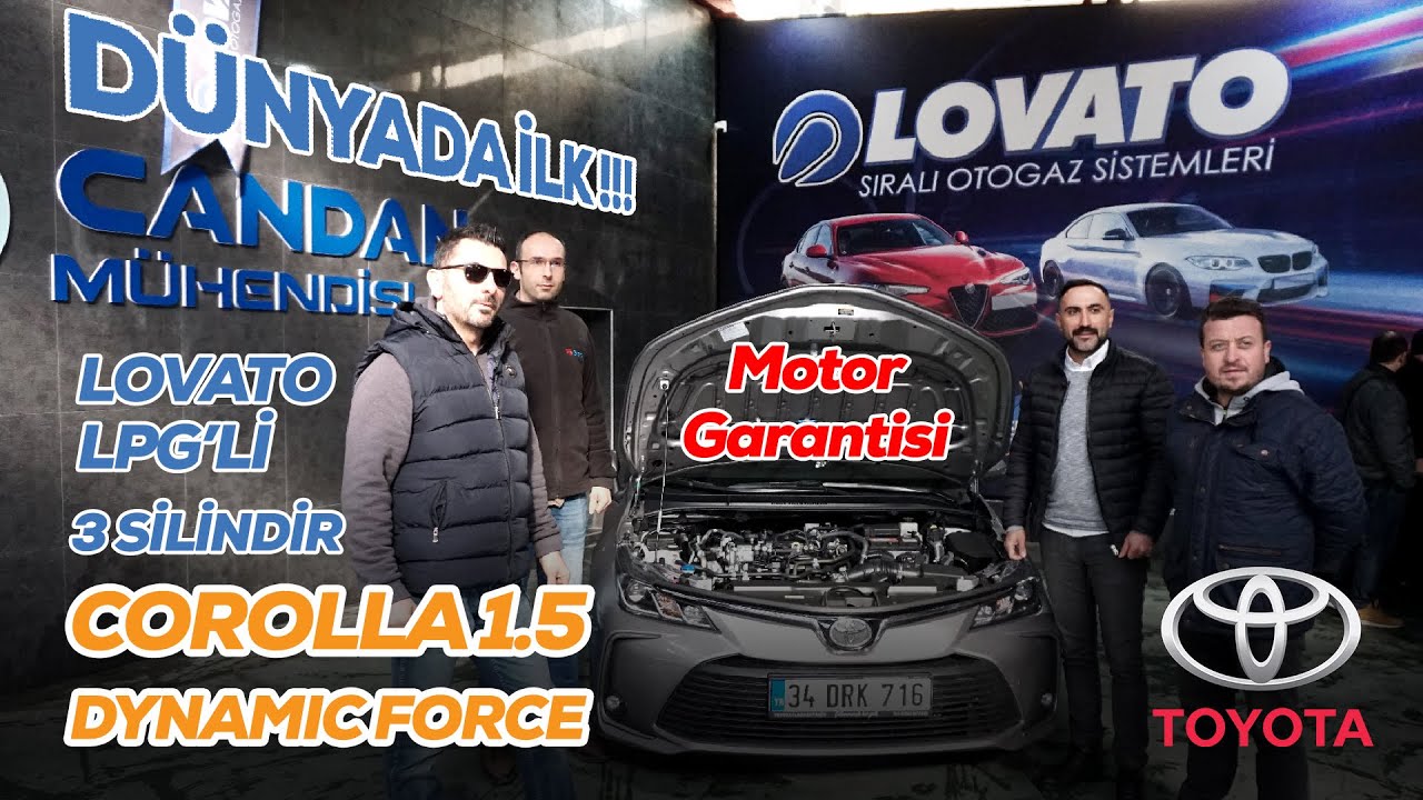 Corolla 1.5L Dynamic Force Lovato ExR Lpg Montajı | Neden Lovato ? | Lovato Motor Garantisi