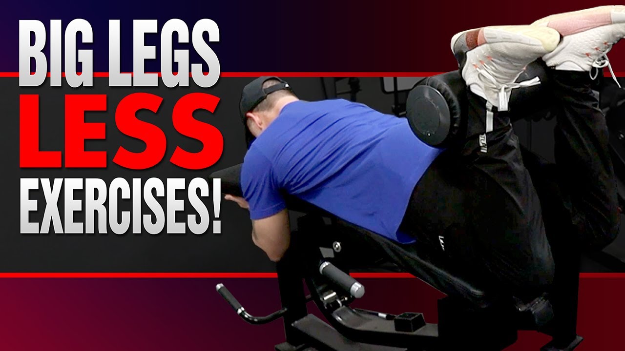 3 Exercise Leg Workout For Men Over 40 (GYM FOR BIG LEGS!)