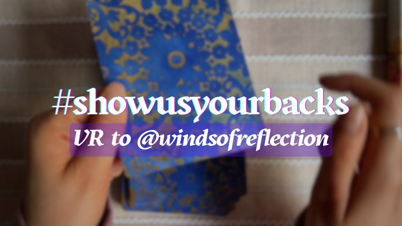 #showusyourbacks VR to @windsofreflection // BEAUTIFUL, INTERESTING, MAGICAL TAROT & ORACLE BACKS