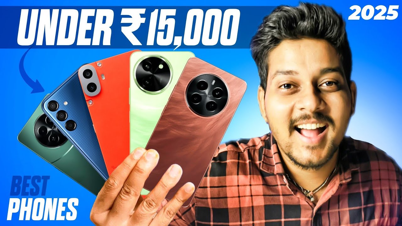 Top 5 Best Smartphones Under 15000 in 2025 | best 5g phone under 15000 🤩