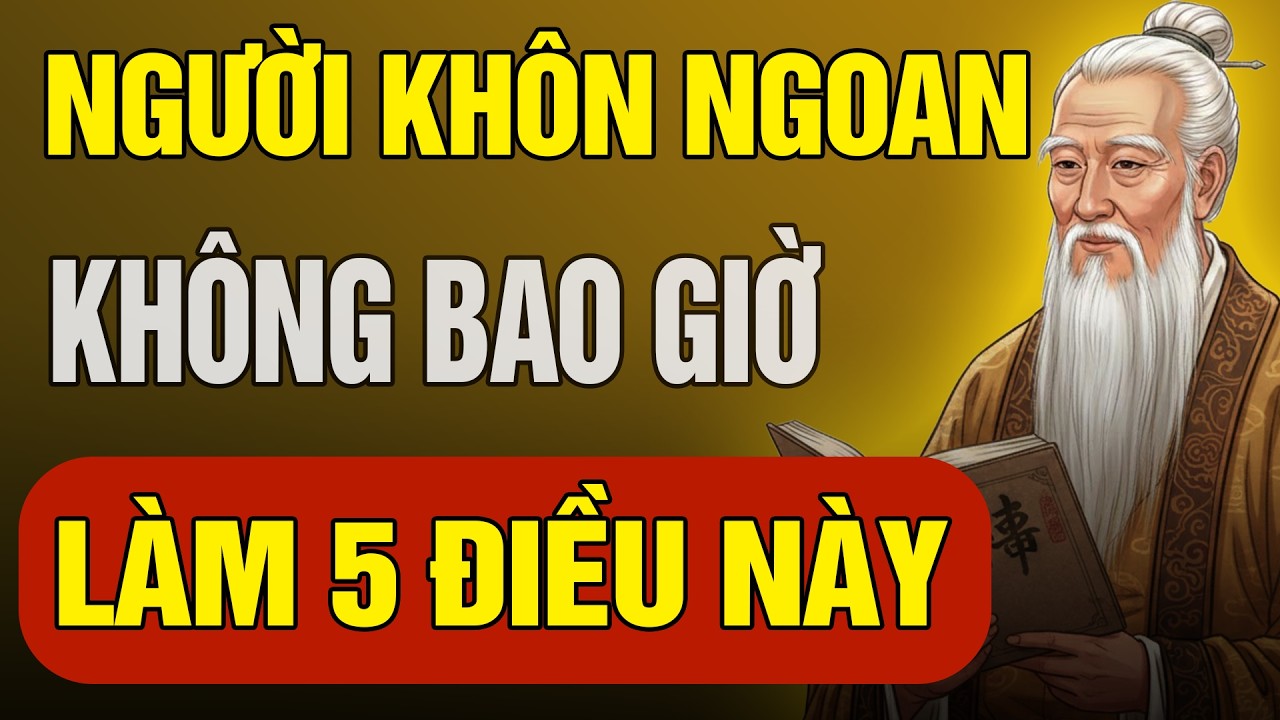 Cổ Nhân Dạy: 5 Điều Người Khôn Ngoan Tuyệt Đối Không Bao Giờ Làm | Hiểu Sớm Bớt Khổ Cả Đời