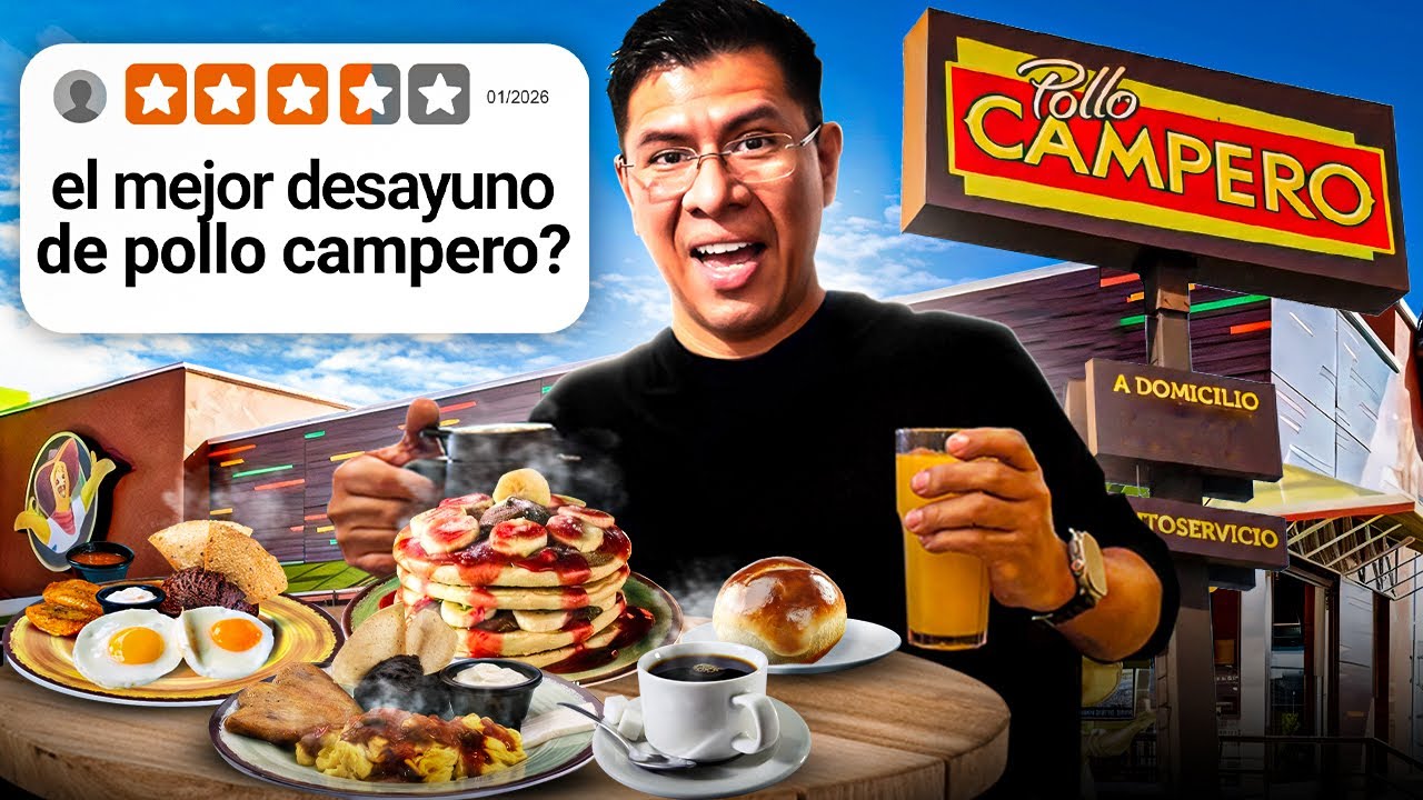 Probamos los DESAYUNOS del POLLO CAMPERO* Que barato