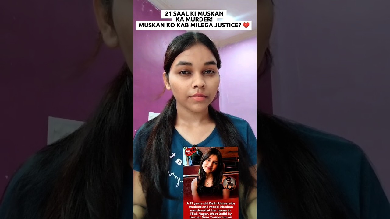 21-year-old Muskan Sharma&rsquo;s tragic murder has left everyone shockedJustice for Muskan.💔#DelhiCrime