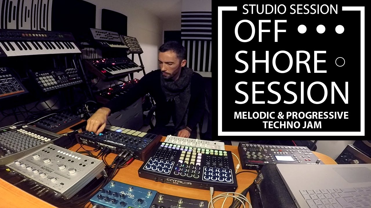 Offshore Session # Melodic & Progressive Techno jam ( Tempest, perfourmer mkII, prophet 6, Strymon)