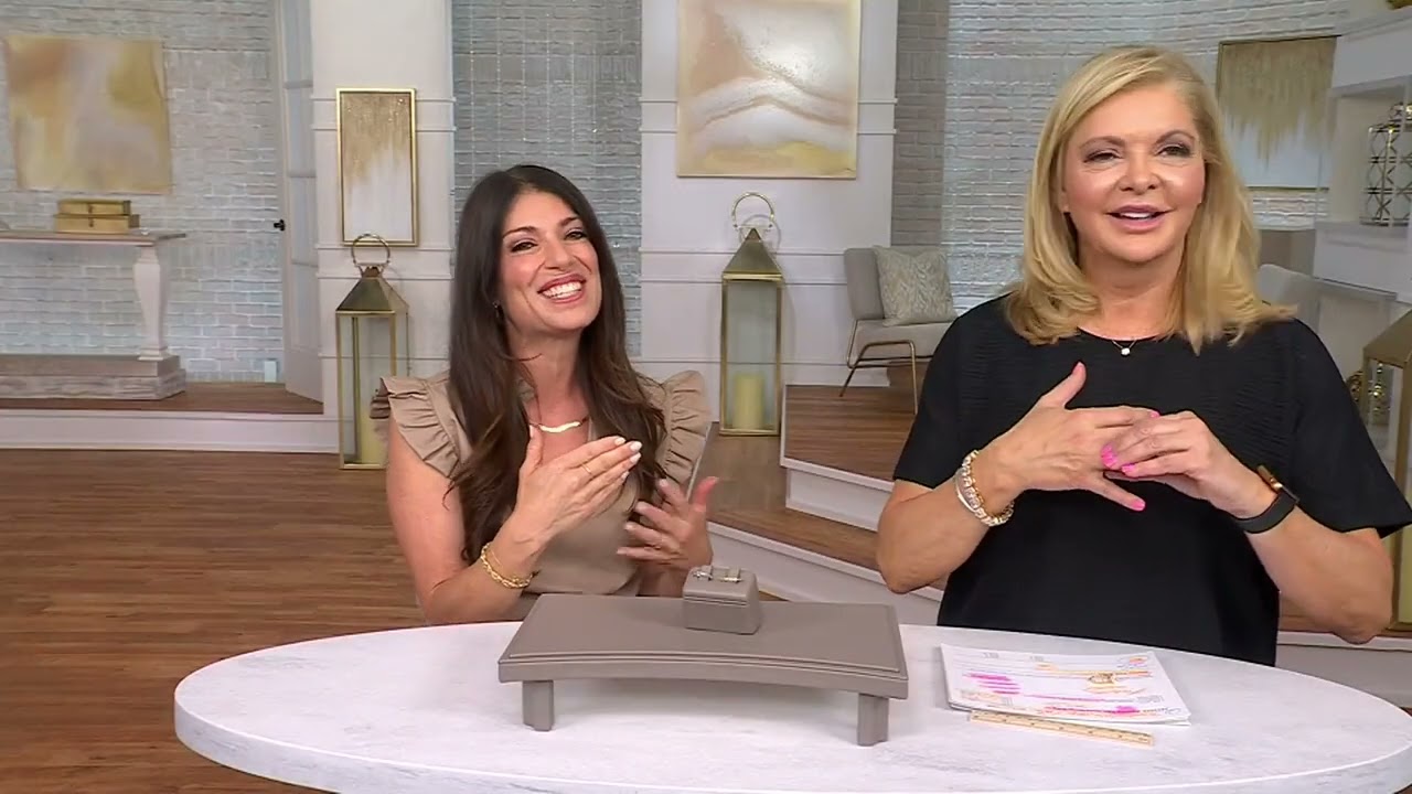 Adorna 14K Gold Ring, 0.9g on QVC