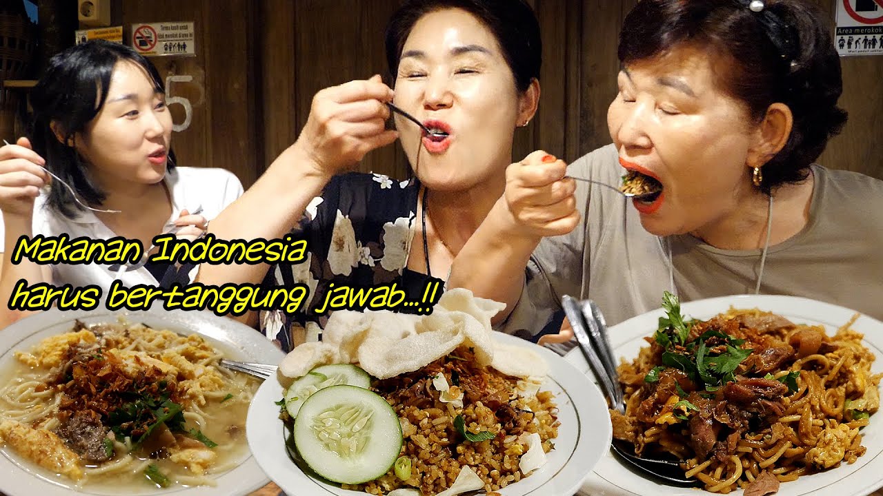 Duh..Indonesia membuat emak-emak Korea menjadi lebih rakus loh...!🤦‍♀️