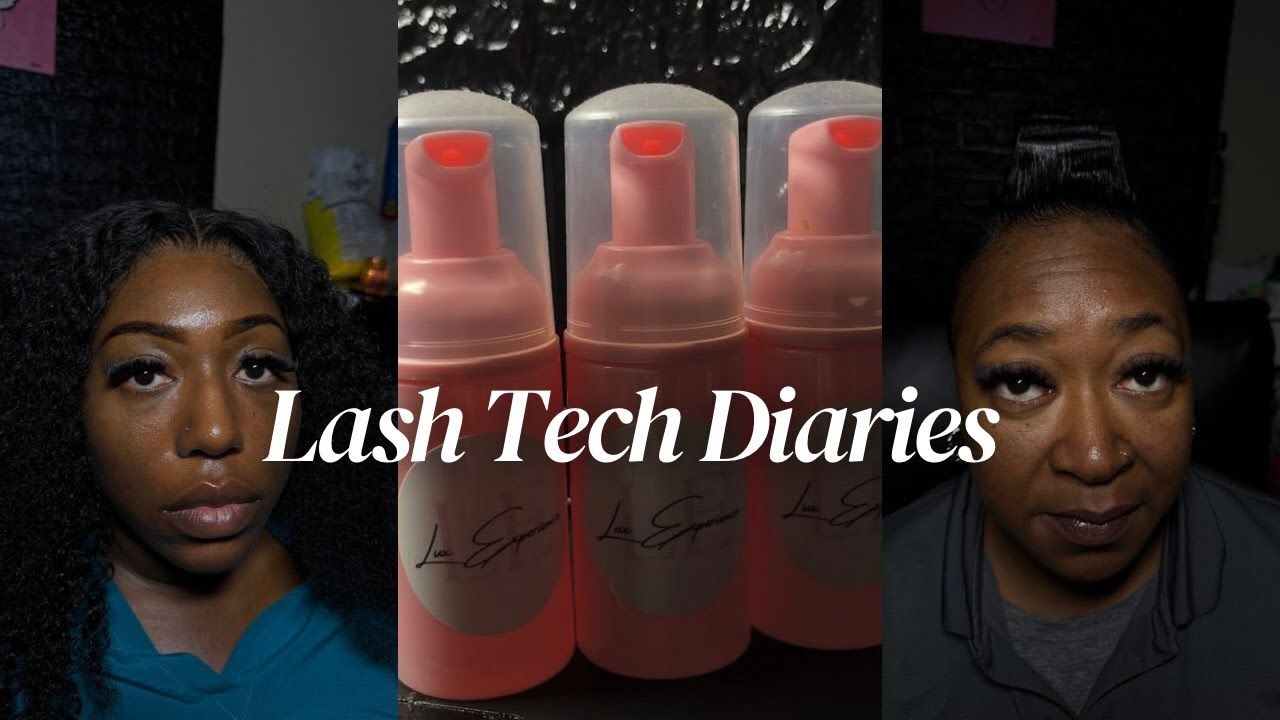 Spend 2 Days With Me as a Cluster Lash Tech | Trying Out New Products!