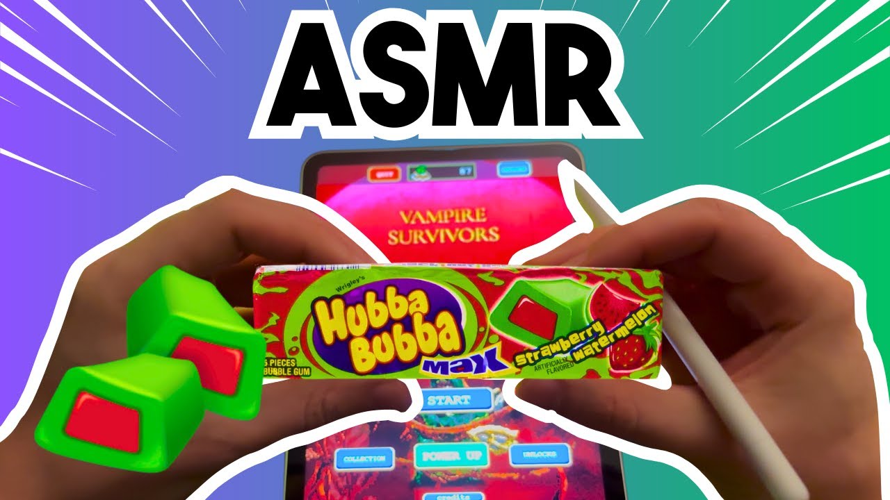 ASMR Vampire Survivors (Intense Gum Chewing & Whisper)