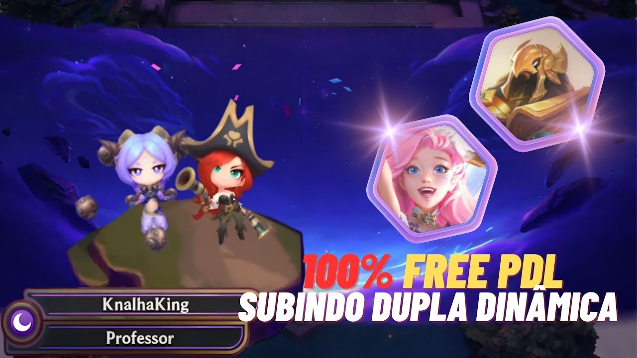 FREE PDL SEM SOFRER |  TOP 4 NA DUPLA DINÂMICA TFT