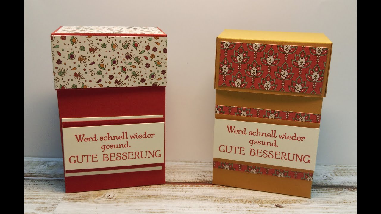 Anleitung Projekt #125: 4 in 1 Genesungs-Box / Herbst-/Winterkatalog 2016