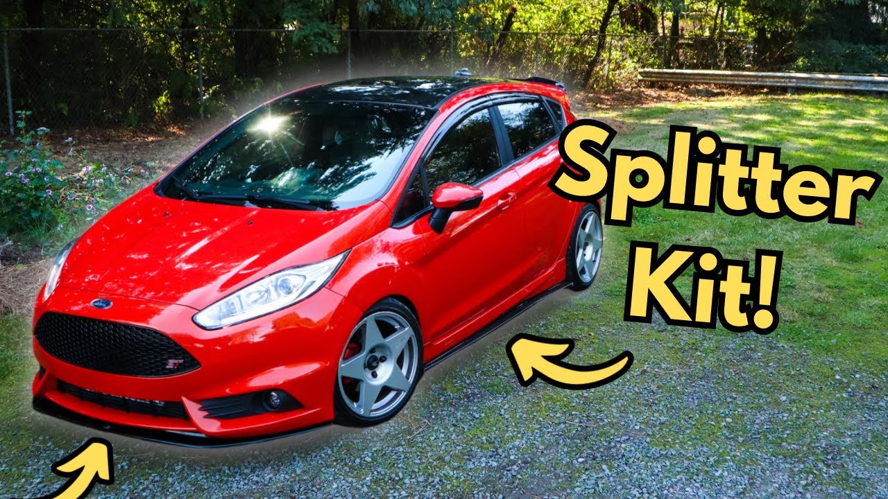 Невероятное преображение Ford Fiesta ST с помощью комплекта сплиттеров Maxton!