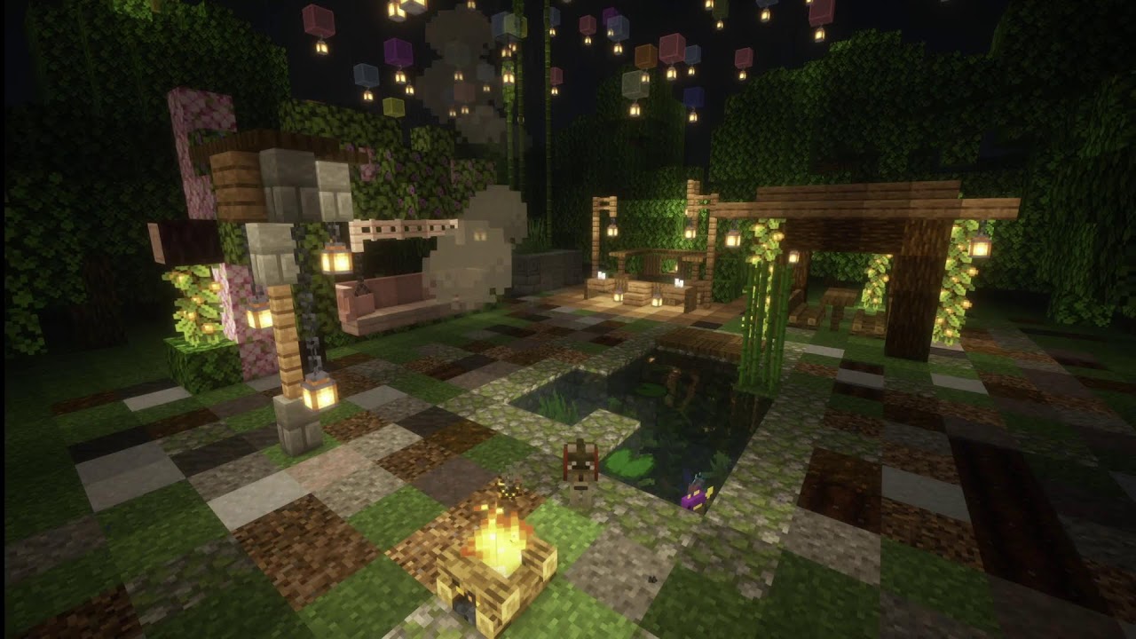 sleep music yard in minecraft | good night