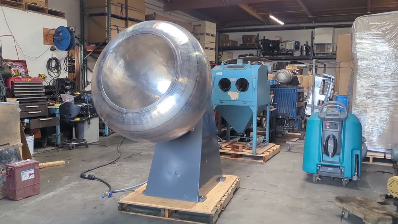 Industrial 2HP Chocolate Candy Coating Panning Panner Machine 40