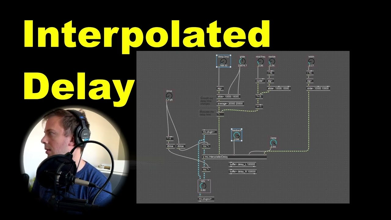 Creating a Tape Delay Emulation with Fractional Delay and Interpolation