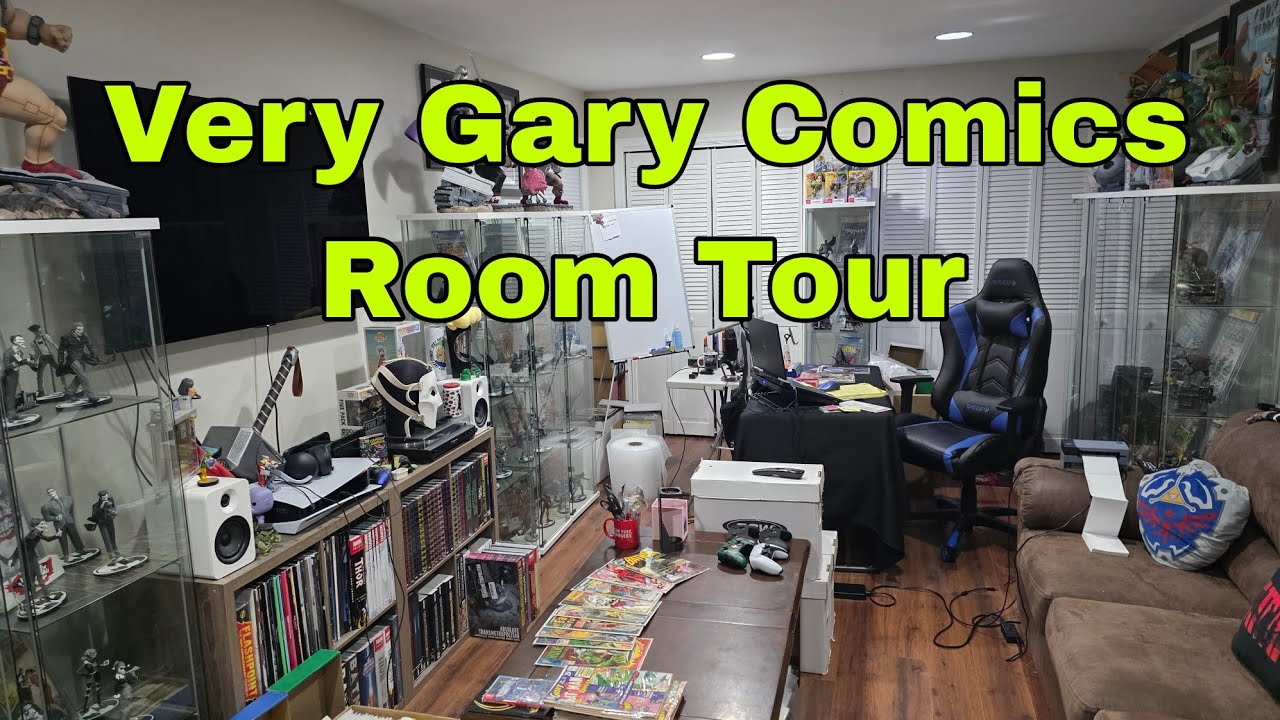 Экскурсия по комнате комиксов Very Gary