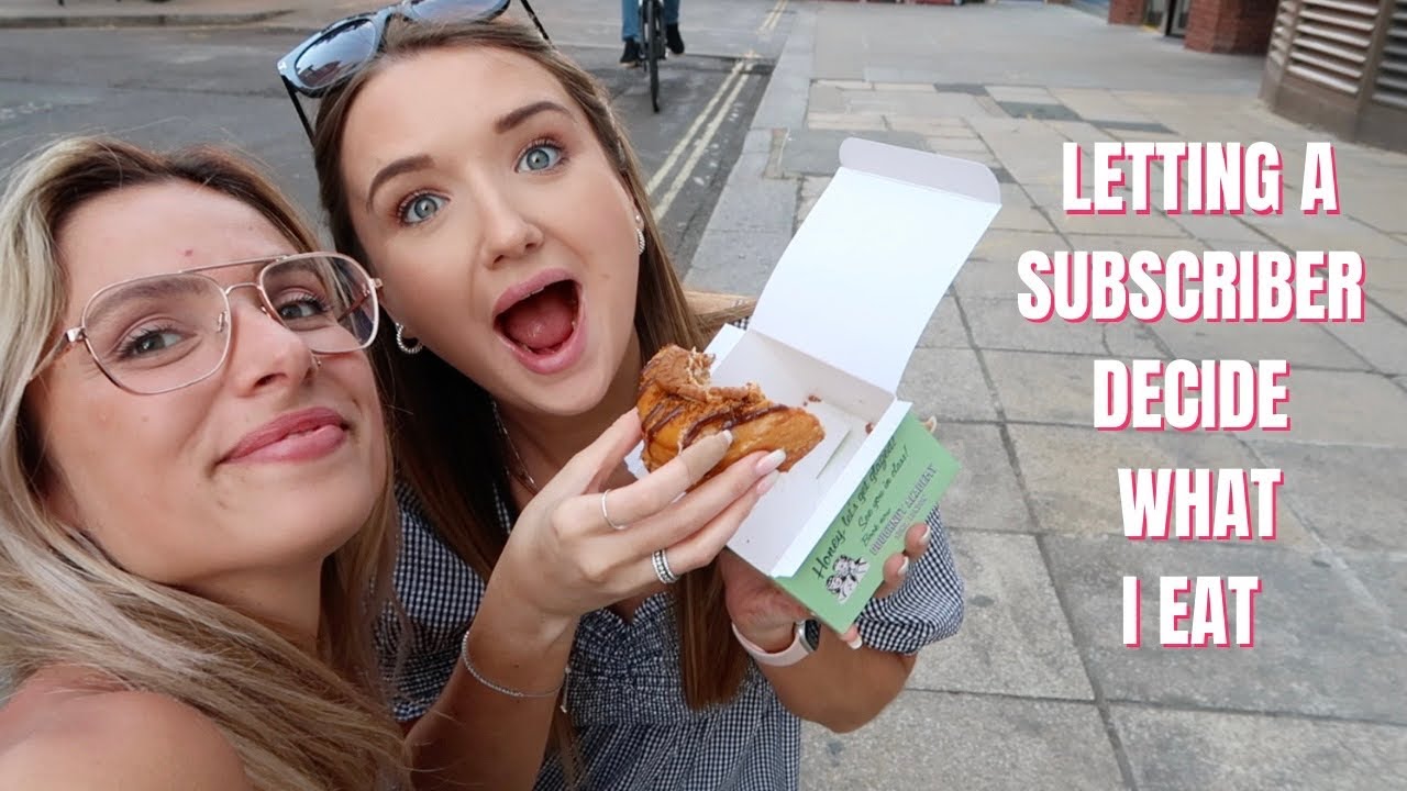 LETTING A SUBSCRIBER DECIDE WHAT FOOD I EAT FOR 24 HOURS
