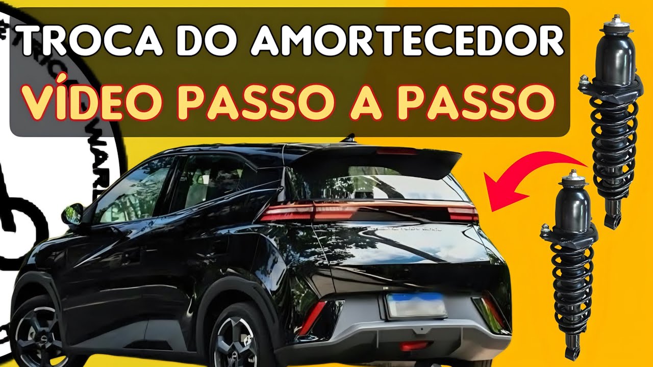 🚨DOLPHIN MINI, TROCA DO AMORTECEDOR COM VÍDEO COMPLETO PASSO A PASSO #byd #dolphin #dolphinmini