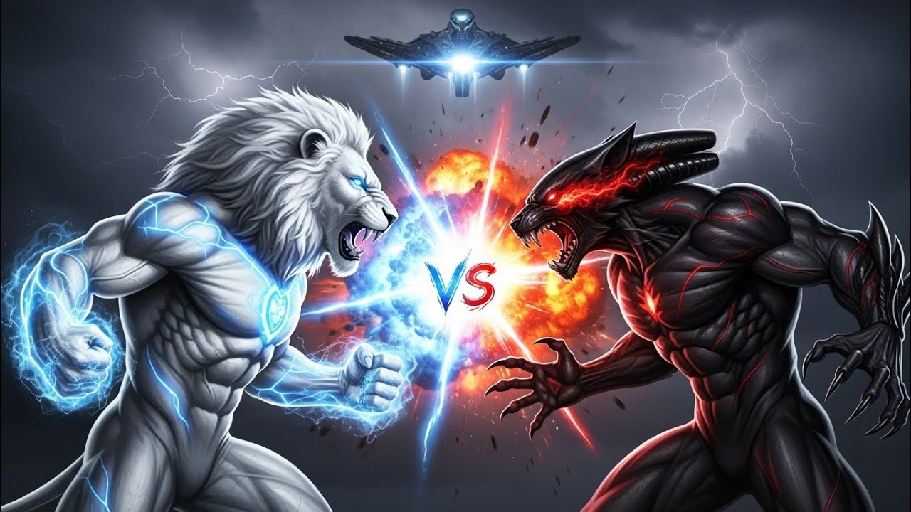 Blue Hero vs Red Alien | Epic Battle
