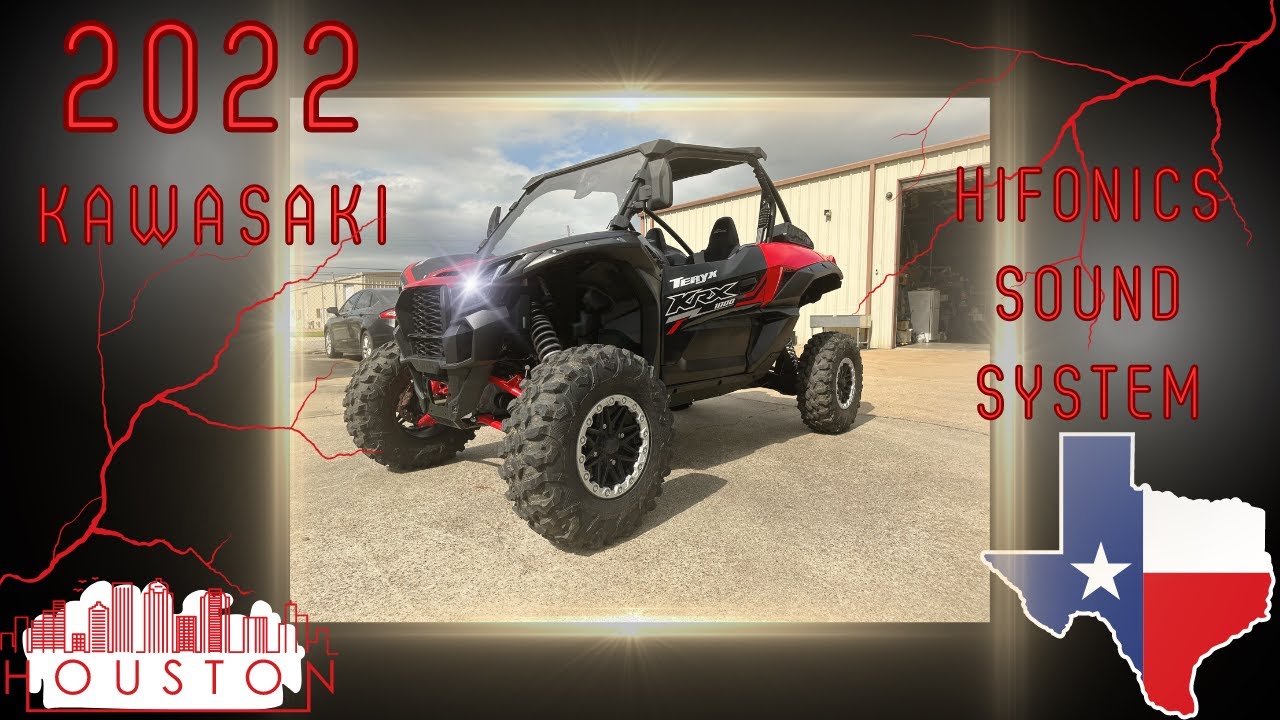 2022 Kawasaki Teryx KRX 1000 Hifonics Sound System Install