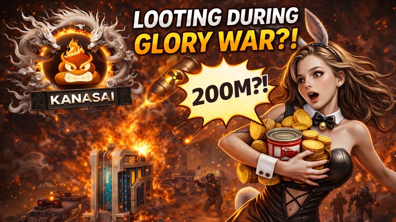 How Did I Loot 200M During Glory War?! HoF vs Entire State 30?! Kanasai hit 40M Points 🤯