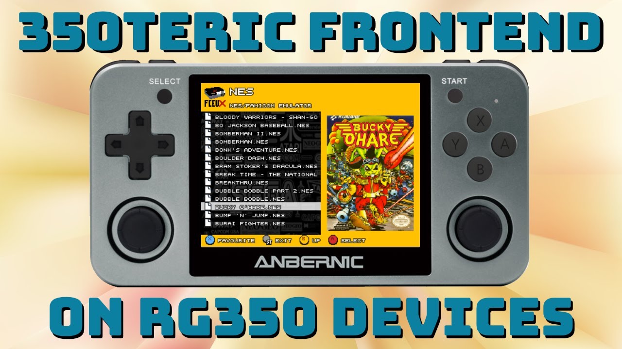 Guide: 350teric frontend on the RG350 devices