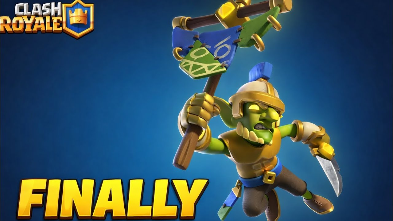 I finally unlocked the broken hero goblins😤 #clashroyale #supercell 