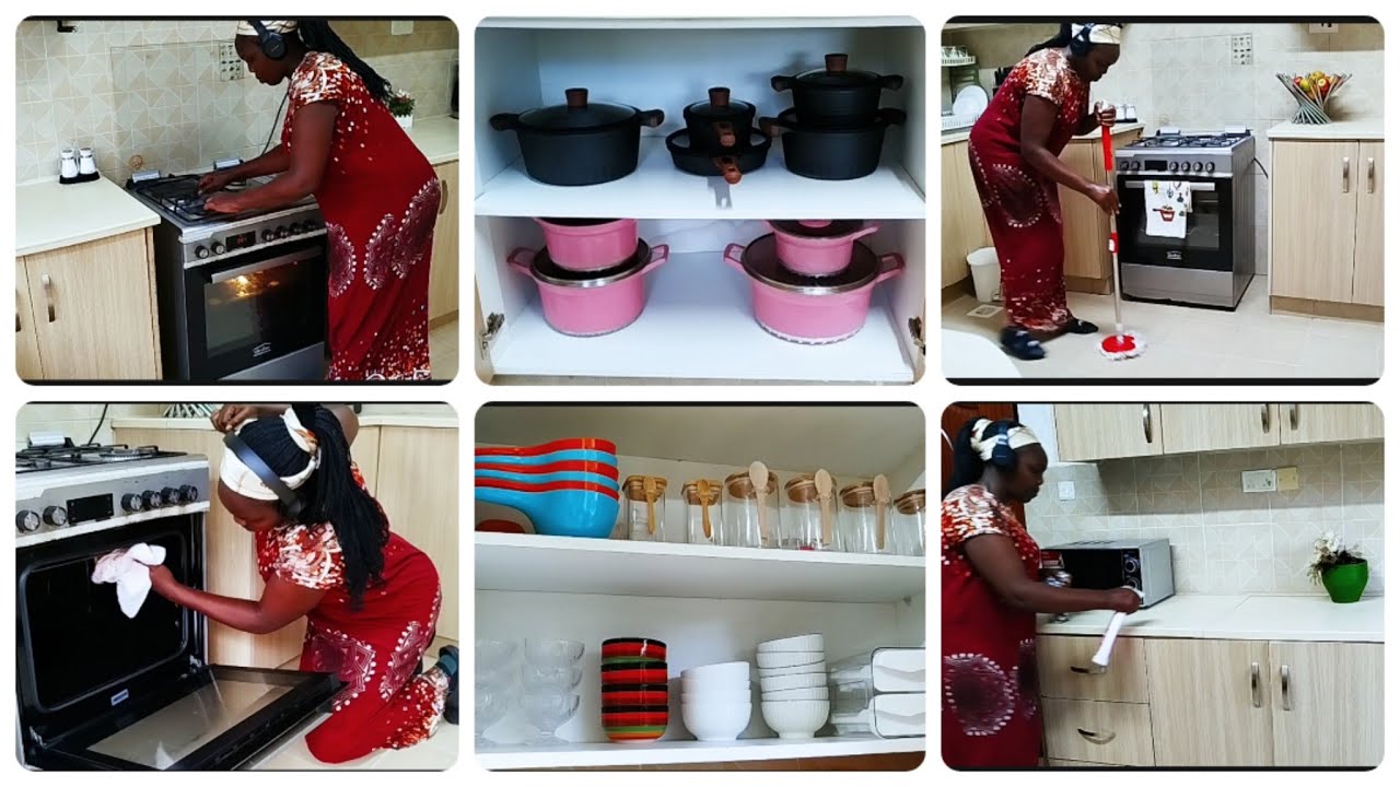 ✨ Kenyan Mom Extreme Kitchen Deep Cleaning Motivation l  Clean and Organize with Me
