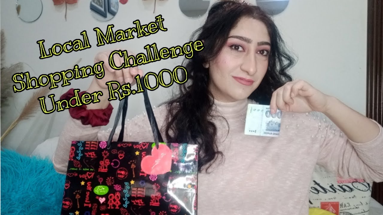 Beauty Products under 1K from Local Market | Shopping Challenge | Ara Malik
