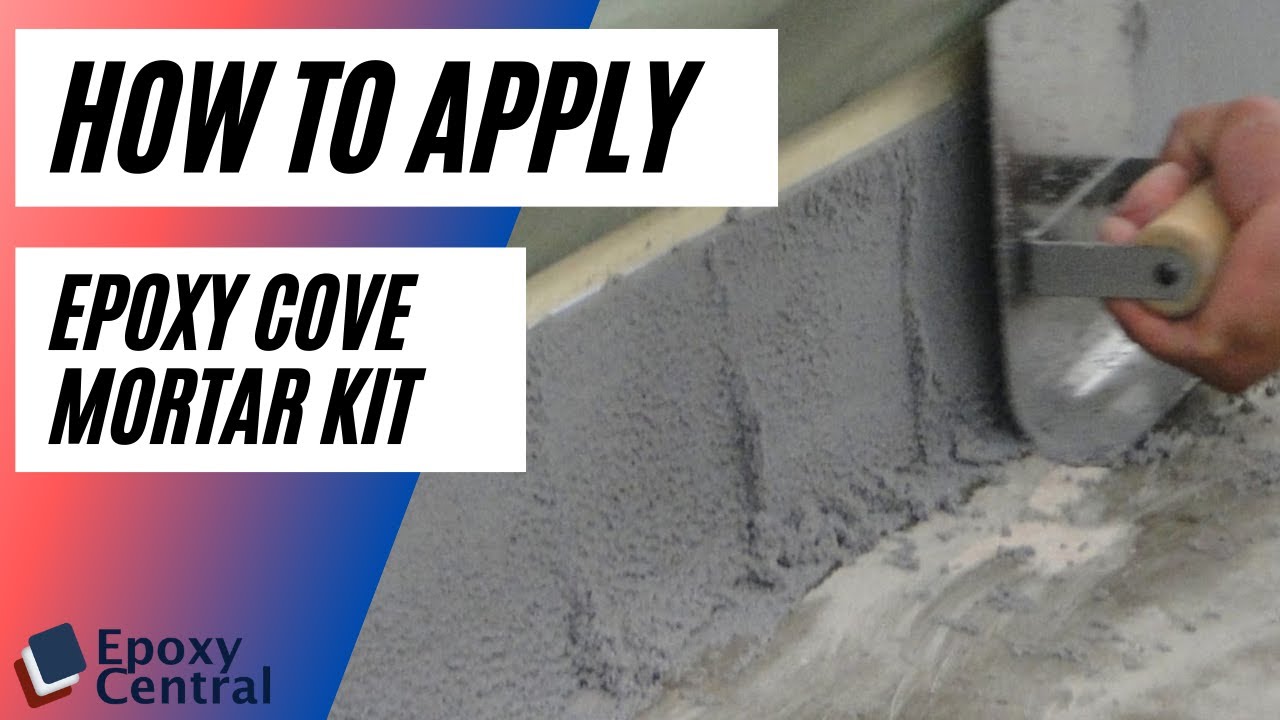 How To Apply The Epoxy Cove Mortar Kit - Epoxy Central