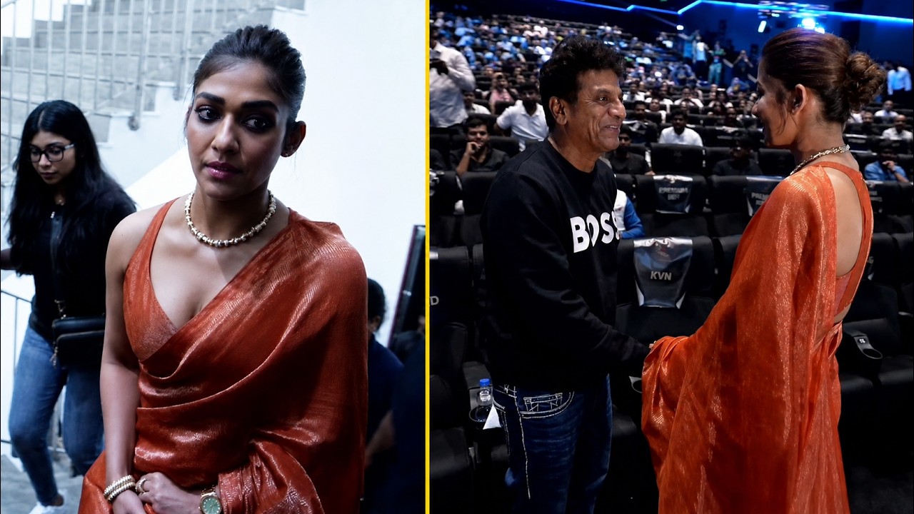 Actress Nayanthara & Shiva Rajkumar Visuals @ #TOXIC Movie Trailer Launch Event