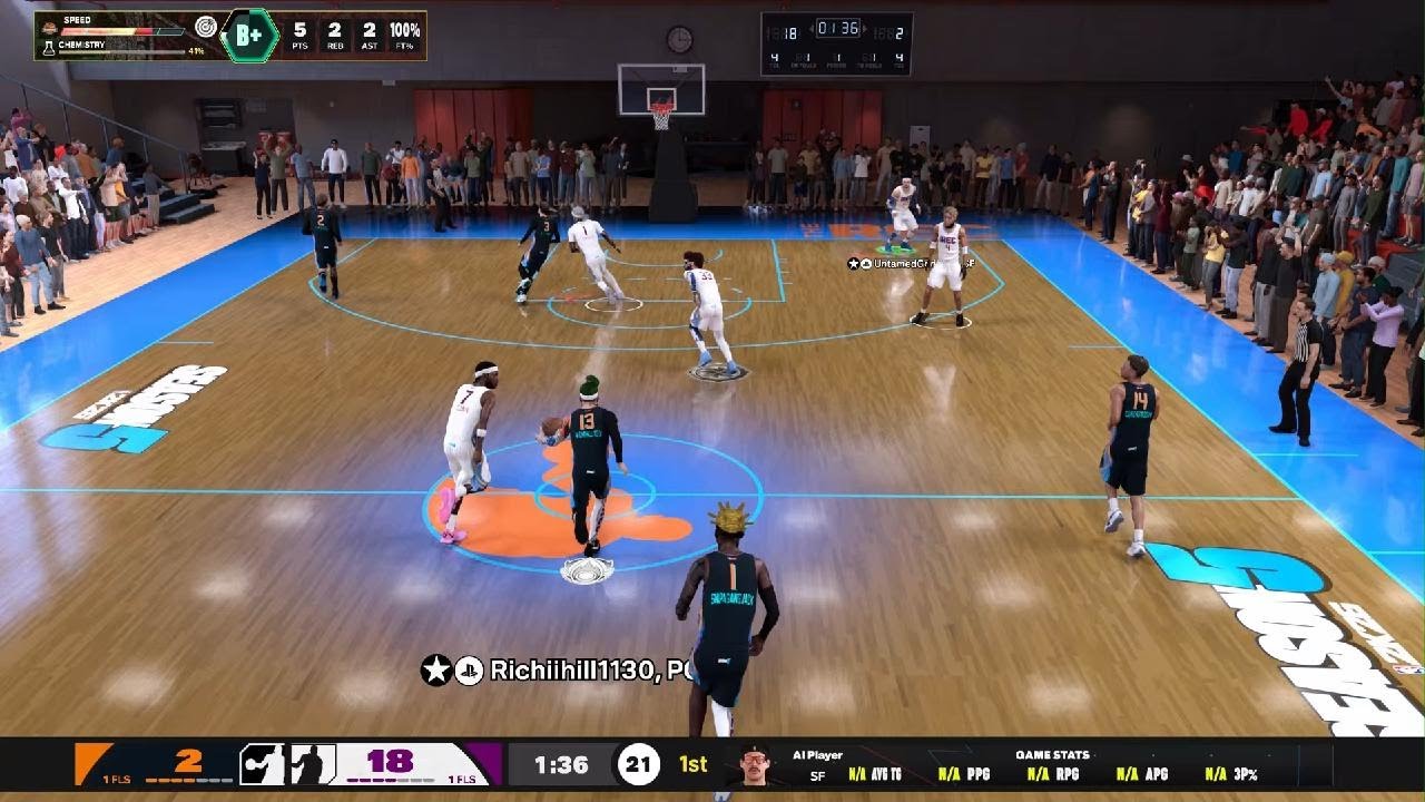 NBA 2K26: 14 PTS 2 REB 6 AST 1 3PM
