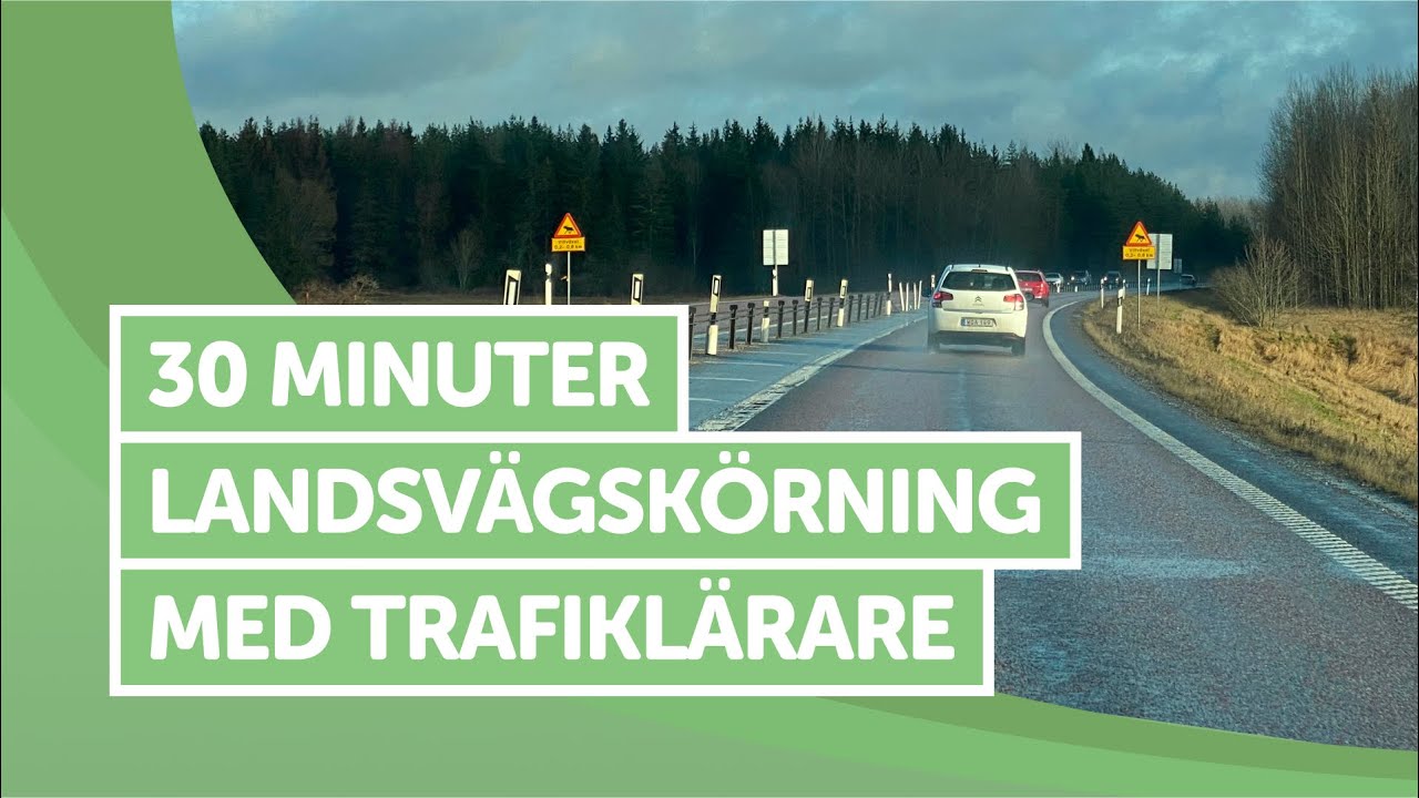 HÄNG MED I BILEN - Trafiklärare kommenterar hela körningen.