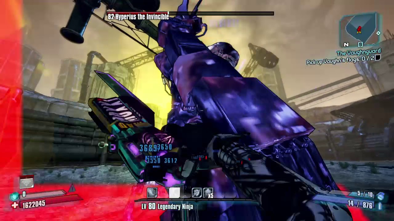 Borderlands 2 Melee Zero vs Hyperius L80 1min