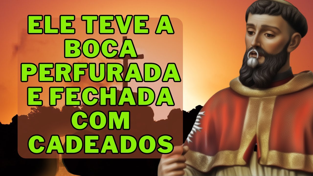 ✝️Quem foi São Raimundo Nonato🙏Ele teve a boca perfurada e fechada com cadeados😇