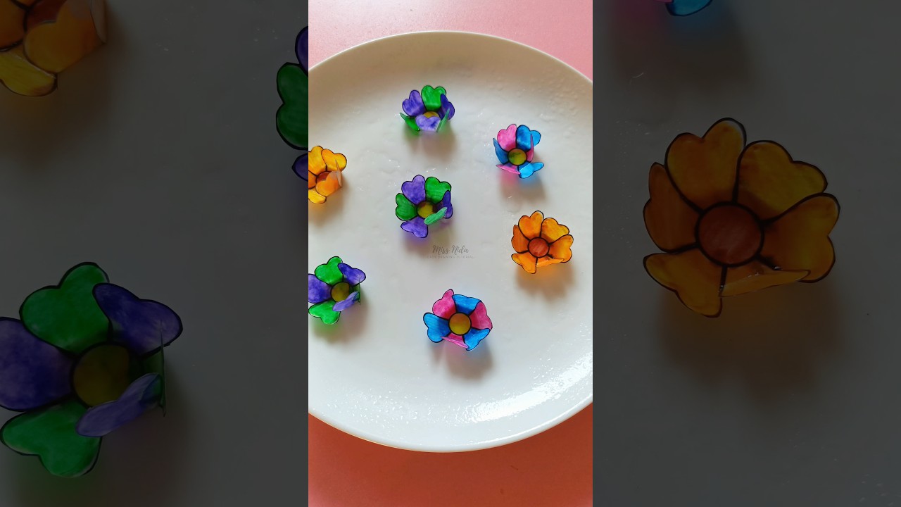 Eksperimen Sains Bunga Mekar #shorts #shortsvideo #shortsfeed #warna #colors