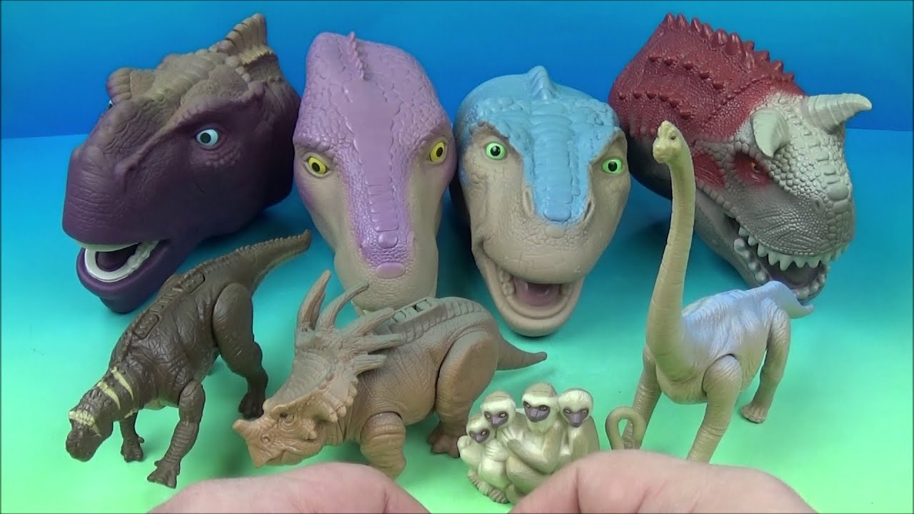 2000 WALT DISNEY PICTURES PRESENTS DINOSAUR SET OF 8 McDONALD'S HAPPY MEAL COLLECTION VIDEO REVIEW