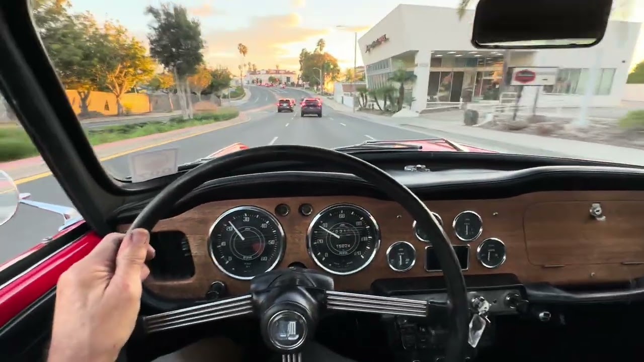 1965 Triumph TR4: Driving Through the South Bay!