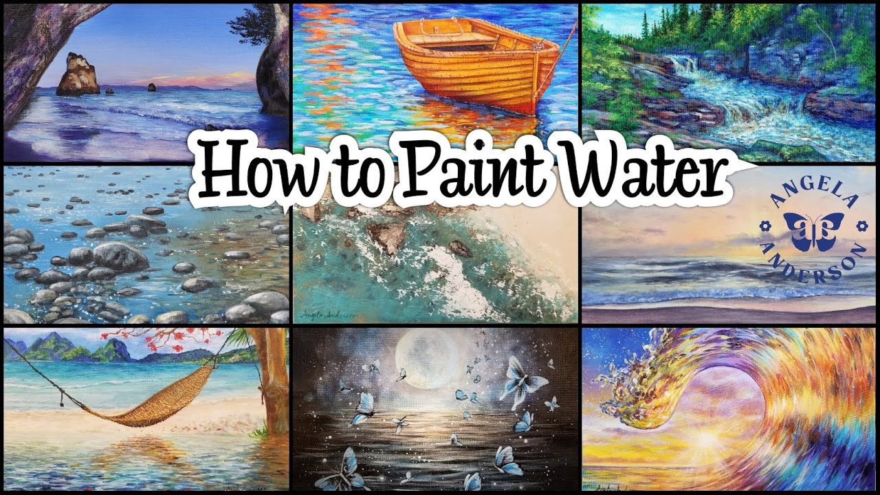 How to Paint Water Acrylic Painting Techniques