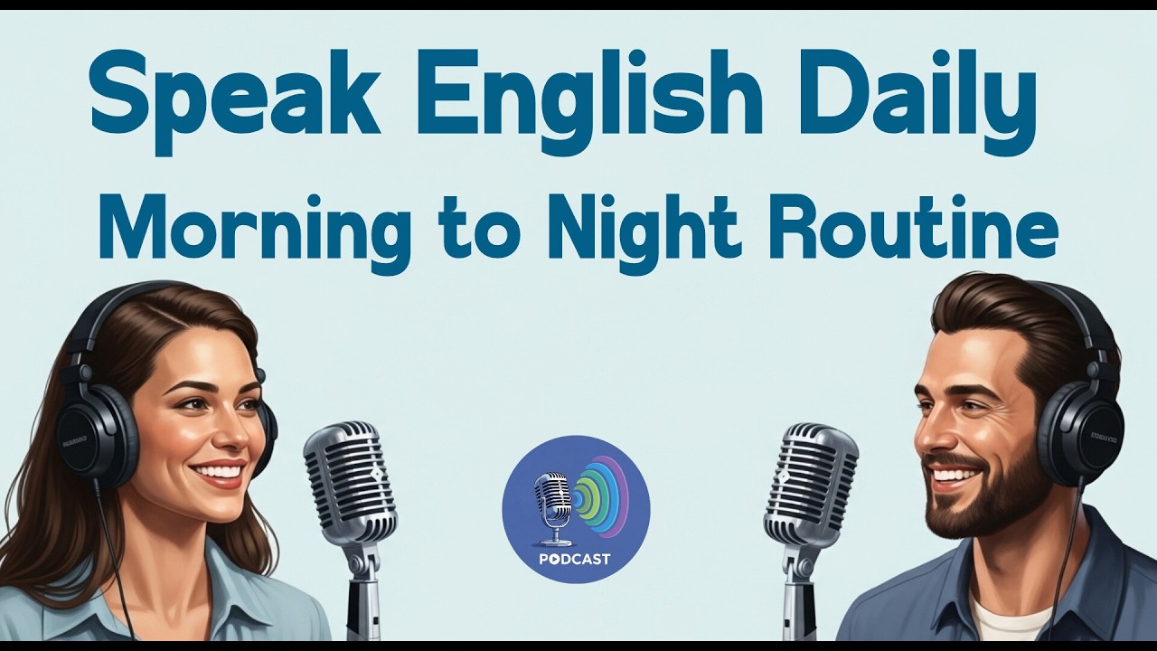 Speak English Daily | Morning to Night Routine Conversation (Beginner Friendly)