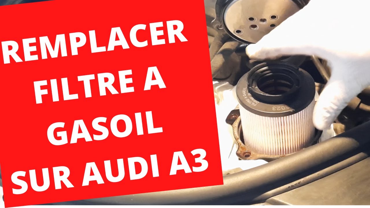 🚗🚙 remplacer un filtre à gasoil sur Audi A3 / replace a fuel filter on Audi A3