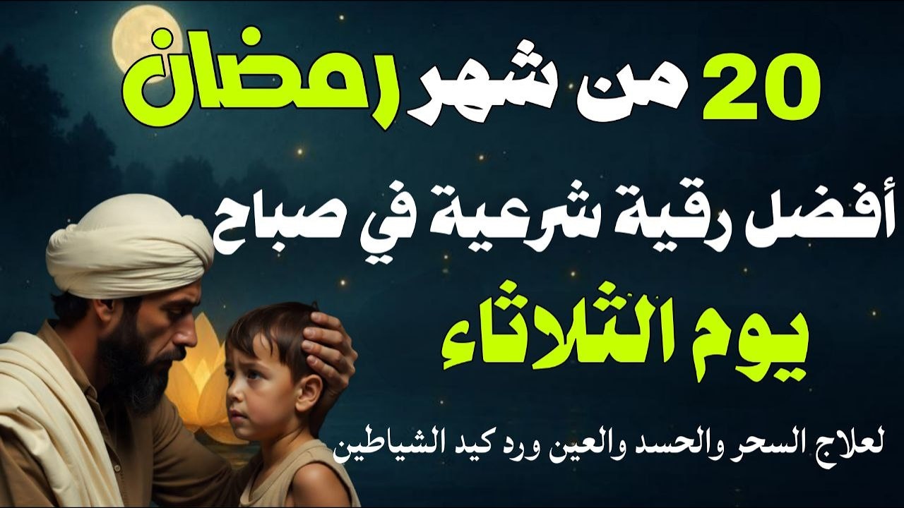 أفضل رقية شرعية في صباح يوم الثلاثاء 20 من شهر رمضان لعلاج الحسد والسحر والعين وتحصين البيت والأولاد