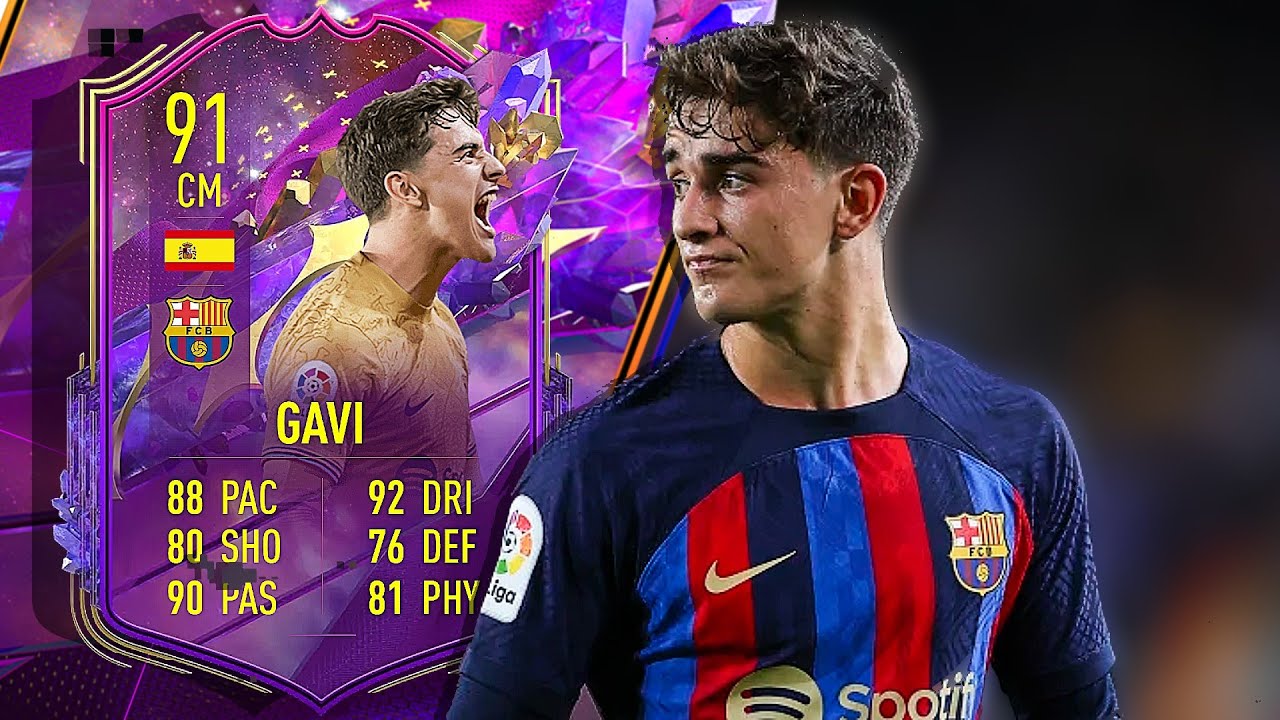 91 FUTURE STARS GAVI PLAYER REVIEW FIFA 23