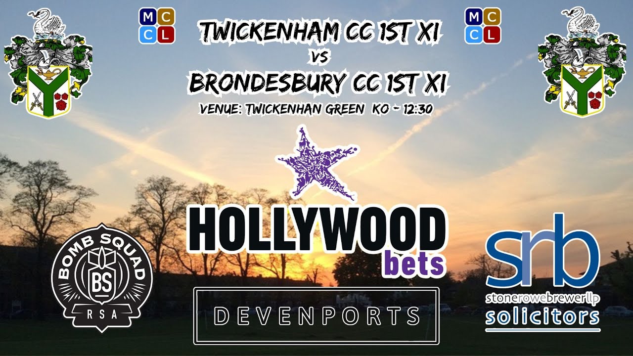 MCCL Cup: Twickenham 1st XI vs Brondesbury – Live from Twickenham Green
