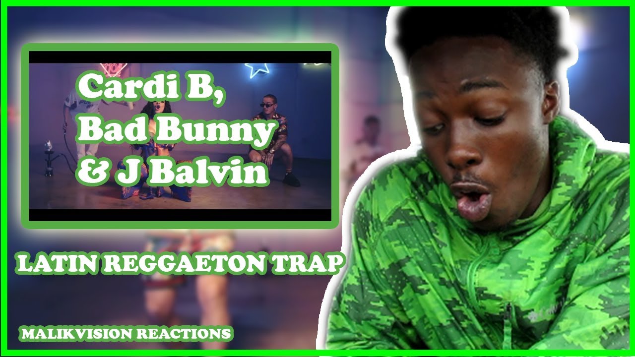 AMERICAN REACTS TO LATIN REGGAETON TRAP! CARDI B I LIKE IT REACTION , Bad Bunny & J Balvin |