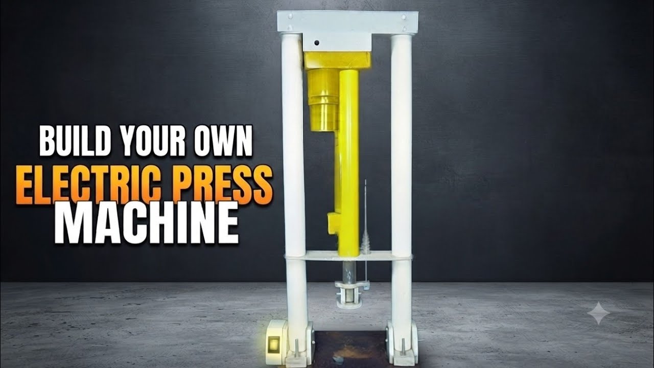 Making an Electric Press Machine from PVC